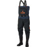 Полукомбинезон забродный NORFIN PILOT BOOTFOOT р.LS с сапогами резина р.44 82231-44-LS