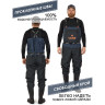 Полукомбинезон забродный NORFIN PILOT BOOTFOOT р.LS с сапогами резина р.44 82231-44-LS